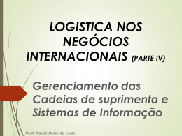 logistica nos negócios internacionais iv