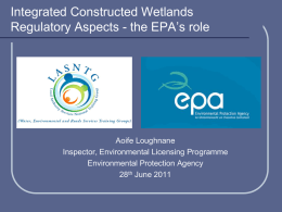 EPA presentation on ICWs 28th June 2011.