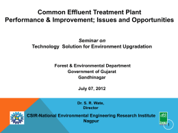 CETP - Gujarat Pollution Control Board