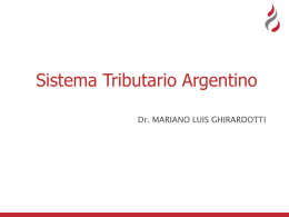 Sistema tributario Argentino