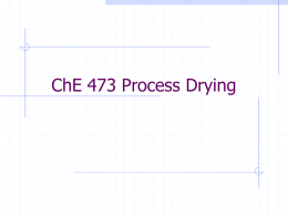 ChE 433 DPCL Dryer Control Lecture