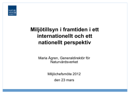 Naturvårdsverket - www.miljochefer.se