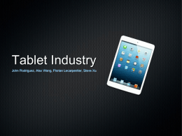 Tablet Industry