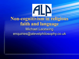 PPT - A Level Philosophy