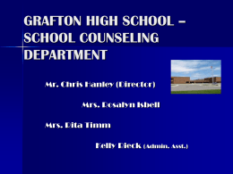 GHS School Counseling Curriculum