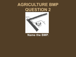 AGRICULTURE BMP QUESTION 5