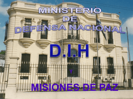 14 / 11 / 2011 - Ministerio de Defensa Nacional