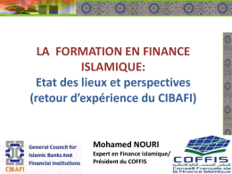 formation en finance islamique