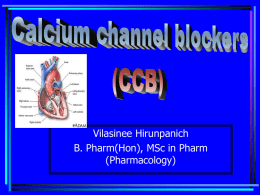 Calcium channel blockers (CCB)