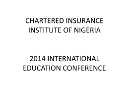 Redimensioning The Insurance Industry Contributions To The