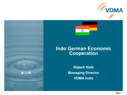 Indo-German Economic Cooperation_NRW Invest_18th Oct 2012