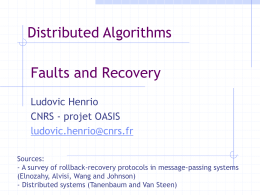 Faults and Recovery