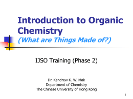 What is Organic Chemistry