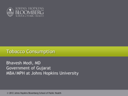 PowerPoint Presentation - Global Tobacco Control