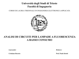 lampade_fluorescenza - Università degli Studi di Trieste