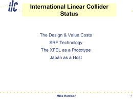 ILC Global Design Effort & Japanese hosting proposal