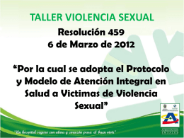Presentación Violencia Sexual