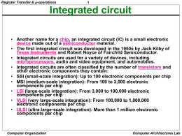 Register Transfer and Micro Operations