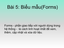 Form - wellcom to bao quan