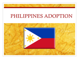 PHILIPPINES ADOPTION