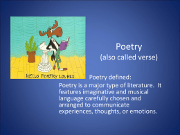 Poetry