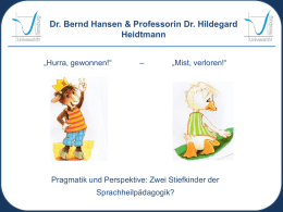 Bernd Hansen & Hildegard Heidtmann - DGS Schleswig