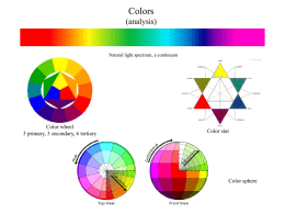 Colors (definition and classification)