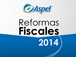 Reforma Fiscal 2014