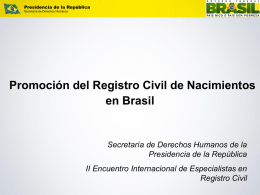 Sistema brasileño de registro civil