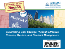 Maximizing Cost Savings through Effective Process