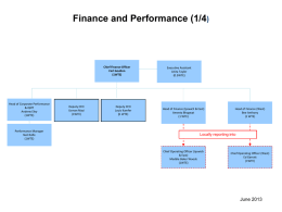 FINANCE AND PERFORMANCE (1/3) - NHS West Suffolk Clinical