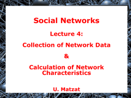 Collection of Network Data