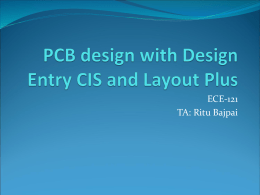 PCB design with Design Entry CIS and Layout Plus