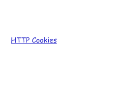 Cookies and Telnet