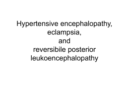 Hypertensive encephalopathy