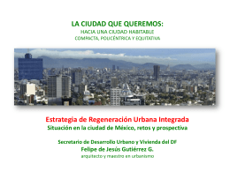La regeneración urbana integrada