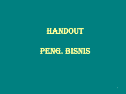 Pengetahuan-Bisnis