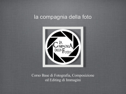 lezione 3 - La Compagnia della Foto