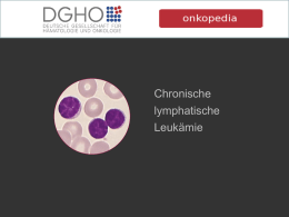 Chronische lymphatische Leukämie - Nora