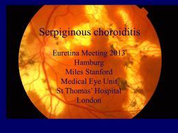 Serpiginous choroiditis