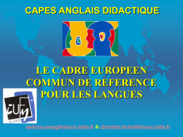 centre européen des langues vivantes : celv (ecml)