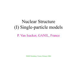 Nuclear Structure Models - User web pages on web