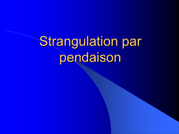 Strangulation par pendaison