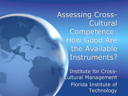 Florida Tech – Institute for Cross-Cultural Management