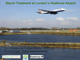Glycol Treatment at London`s Heathrow Airport