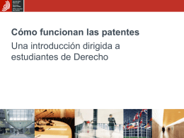 Cómo funcionan las patentes - Oficina Española de Patentes y Marcas