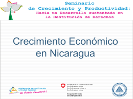 Crecimiento Económico en Nicaragua