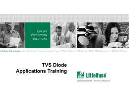 TVS Diode Applications Training