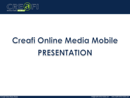 Creafi Online Media Mobile