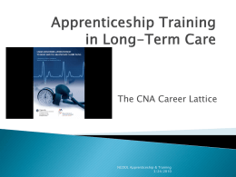 Apprentice Training in Long